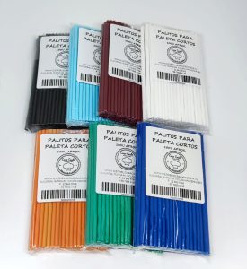 PALITOS PARA PALETAS DE CHOCOLATE LARGOS Y CORTOS