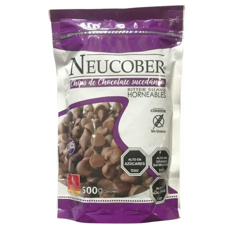 Neucober Chips de Chocolate Bitter Suave Horneable 500GR
